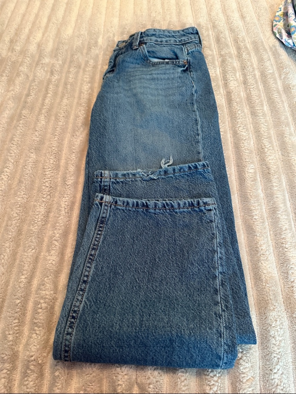 Aeropostale Low Rise Baggy Jeans Women 00 Short